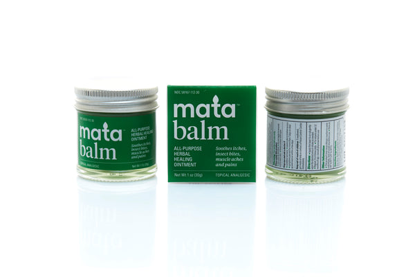Mata Massage and Skin Healing Balm, Herbal Muscle Rub