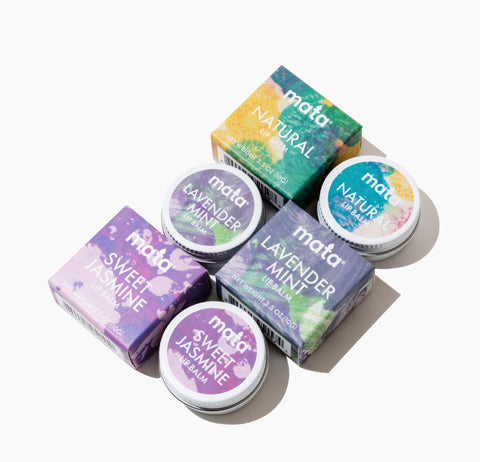 Mata Natural Lip and Cuticle Balm, 100% Chemical Free