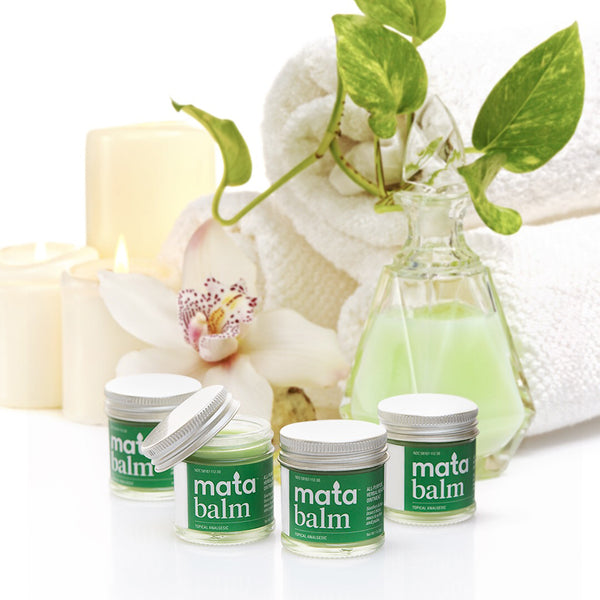 Set of 4 Mata Massage and Skin Healing Balms, Family Pack