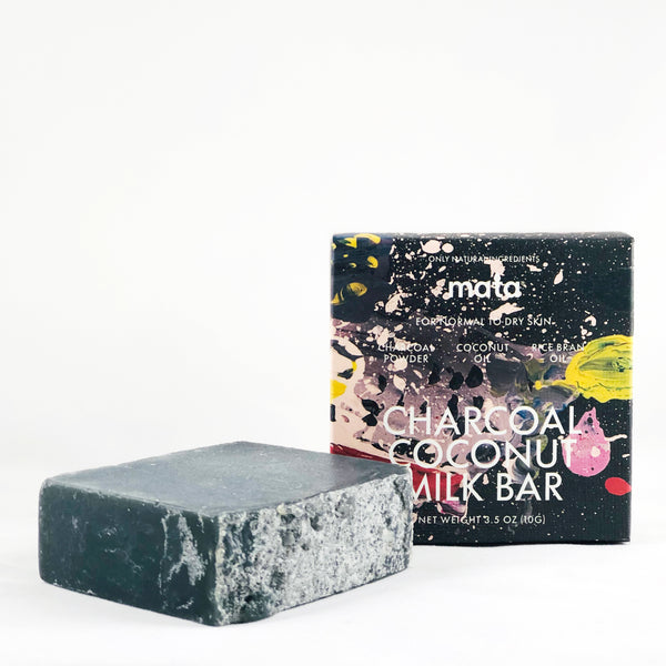 WHOLESALE, Case of 5 Charcoal Coconut Milk Hand and Body Bars