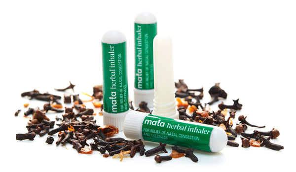 Set of 4 Natural Herbal Inhalers for Nasal Congestion